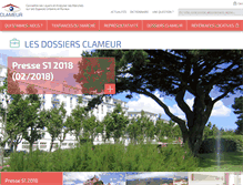 Tablet Screenshot of clameur.fr